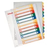 Kép 4/4 - Regiszter, műanyag, A4 Maxi, 1-12, nyomtatható, ESSELTE, áttetsző