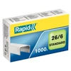 Kép 2/4 - Tűzőkapocs, 26/6, horganyzott, RAPID "Standard", 1000db/doboz