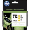 Kép 2/3 - HP 3ED79A 3PACK tintapatron sárga 29ML No.712 (eredeti)