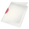 Kép 5/5 - Gyorsfűző, klipes, PP, A4, LEITZ "ColorClip Magic", piros