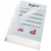 Kép 10/11 - Genotherm, felül és a belső oldalon nyitott, lefűzhető, A4, 115mikron, narancsos felület, ESSELTE, 100db/cs