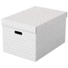 Kép 6/7 - Tárolódoboz, L méret, ESSELTE "Home", fehér, 3db/cs