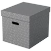 Kép 6/7 - Tárolódoboz, kocka alakú, ESSELTE "Home", szürke, 3db/cs