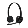 Kép 9/14 - Fejhallgató, mikrofonnal, vezetékes, LOGITECH "H151"