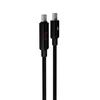 Kép 2/4 - Töltőkábel, USB-C - USB-C, 60W, 1 m, AVAX "CB654 Pulsey", szürke