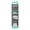 Kép 3/8 - Hálózati töltő, USB-A + USB-C, 20W, AVAX "CH320 Speedy", fehér