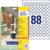Kép 3/9 - Etikett AVERY 6222-10 20mm univerzális körcimke fehér 10 ív/doboz