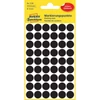 Kép 1/4 - Etikett címke, o12mm, jelölésre, 54 címke/ív, 5 ív/doboz, Avery fekete