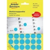 Kép 1/7 - Etikett címke, o18mm, jelölésre, 24 címke/ív, 44 ív/doboz, Avery kék
