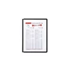 Kép 3/8 - Bemutatótábla, A4, DURABLE "SHERPA®", fekete, 5db/cs