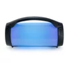 Kép 2/6 - BigBen 2809249 Party Lite vezeték nélküli világító fekete Bluetooth hangszóró mikrofonnal