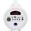 Kép 2/4 - BigBen 2809250 Party Lite vezeték nélküli világító fehér Bluetooth hangszóró mikrofonnal