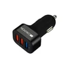 Kép 5/10 - Canyon CNE-CCA07B Triple USB Car Charger Black