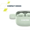 Kép 7/7 - Fülhallgató, TWS vezeték nélküli, Bluetooth 5.4, CANYON "OnGo 9", zsálya