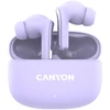Kép 1/6 - Fülhallgató, TWS vezeték nélküli, Bluetooth 5.4, CANYON "OnGo 9", levendula