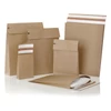 Kép 5/5 - Csomagküldő webshop tasak 162x229x40mm, erős kraft papírból 250 db/doboz, E-green barna