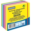 Kép 1/2 - Öntapadó jegyzettömb, 76x76mm, 400 lap, DONAU, fehér és neon színek