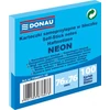 Kép 1/2 - Öntapadó jegyzettömb, 76x76 mm, 100 lap, DONAU, neon kék