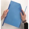 Kép 2/2 - Iratsín lefűzhető 3mm, 100db/doboz, Durable kék