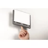 Kép 4/9 - Információs tábla, 149x148,5 mm, DURABLE "CLICK SIGN", szürke