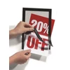 Kép 3/7 - Infokeret, A5, öntapadó háttal, mágneses előlappal, DURABLE "DURAFRAME", ezüst-fekete