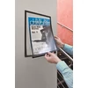 Kép 2/7 - Mágneses tasak, A3, öntapadó háttal, DURABLE "DURAFRAME®", fekete, 2db/cs