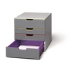 Kép 3/5 - Irattároló, műanyag, 4 fiókos, 1 zárható fiókkal, DURABLE "VARICOLOR® SAFE"