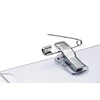 Kép 3/3 - Névkitűző 54 x90mm, kombi klippel, 25 db/csomag, Durable Click Fold áttetsző