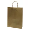 Kép 2/2 - Dísztasak CREATIVE Classic Simple L 26x35x8 cm kraft egyszínű arany sodort füles