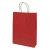 Kép 2/2 - Dísztasak CREATIVE Classic Simple L 26x35x8 cm kraft egyszínű piros sodort füles
