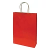 Kép 1/2 - Dísztasak CREATIVE Classic Simple XL 31x42x11 cm kraft egyszínű piros sodort füles