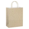 Kép 1/3 - Dísztasak CREATIVE ECO Special Plus XL 33x45x10 cm kraft fóliás apró mintás sodort füles