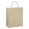 Kép 2/3 - Dísztasak CREATIVE ECO Special Plus XL 33x45x10 cm kraft fóliás apró mintás sodort füles
