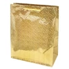 Kép 2/2 - Dísztasak CREATIVE Special Hologram L 26x32x12 cm egyszínű arany sodort füles