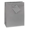 Kép 2/2 - Dísztasak CREATIVE Special Simple XL 33x46x10 cm egyszínű ezüst zsinórfüles