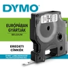 Kép 3/6 - Feliratozógép szalag, 6 mm x 7 m, DYMO "D1", fehér-fekete