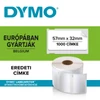 Kép 3/6 - Etikett, LW nyomtatóhoz, eltávolítható, 32x57 mm, 1000 db etikett, DYMO