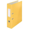 Kép 1/7 - Iratrendező, 80 mm, A4, karton, 180°, LEITZ "Cosy Soft Touch", melegsárga