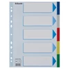 Kép 1/9 - Regiszter, műanyag, A4, 5 részes, ESSELTE