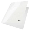 Kép 2/8 - Gyorsfűző, laminált karton, A4, LEITZ "Wow", fehér