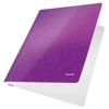 Kép 2/9 - Gyorsfűző, laminált karton, A4, LEITZ "Wow", lila