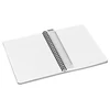 Kép 2/8 - Spirálfüzet, A5, kockás, 90 lap, laminált karton borító, LEITZ "Office", szürke