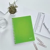 Kép 3/13 - Spirálfüzet, A5, kockás, 80 lap, LEITZ "Wow", zöld