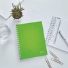 Kép 7/13 - Spirálfüzet, A5, kockás, 80 lap, LEITZ "Wow", zöld