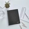 Kép 7/13 - Spirálfüzet, A5, kockás, 80 lap, LEITZ "Wow", fekete