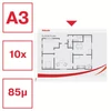 Kép 3/10 - Genotherm, lefűzhető, A3, 85mikron, narancsos felület, fekvő, ESSELTE, 10db/cs