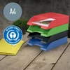 Kép 3/5 - Irattálca, műanyag, A4, LEITZ "Recycle", zöld