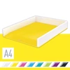 Kép 2/7 - Irattálca, műanyag, kettős színhatású, LEITZ "Wow", sárga