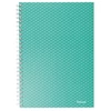 Kép 1/10 - Spirálfüzet, A5, kockás, 80 lap, ESSELTE "Colour`Breeze", zöld