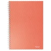 Kép 1/10 - Spirálfüzet, A5, kockás, 80 lap, ESSELTE "Colour`Breeze", korall